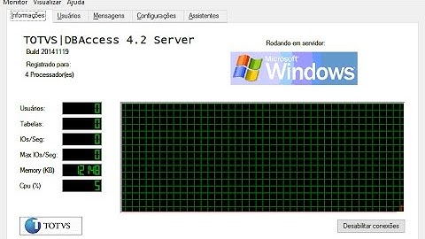 #ERP 096 - DbAccess - Protheus  -TOTVS