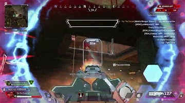 Apex Legends clutched a 1v2 as rampart in duos