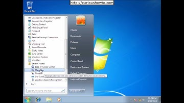 Use the Magnifier - Windows 7