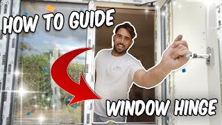 How to change a upvc window hinge