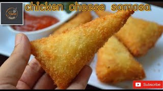 Chicken cheese samosa  /  by Home cooking food Ramzaanspecialrecipes