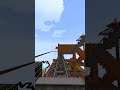 Montaña Rusa Minecraft #103 #shorts Roller Coaster