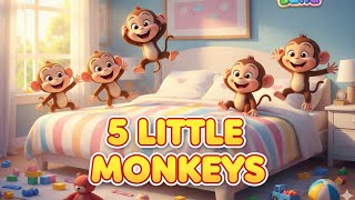 Download Lagu Five Little Monkeys | Counting Song for Kids / Lara Land MP3