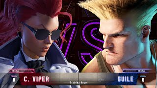 SEASON 3 C.Viper vs Guile (CPU8 vs CPU8) series 1