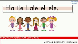İ Sesi̇ Hece,Kelime Cümle Metin Çalışması