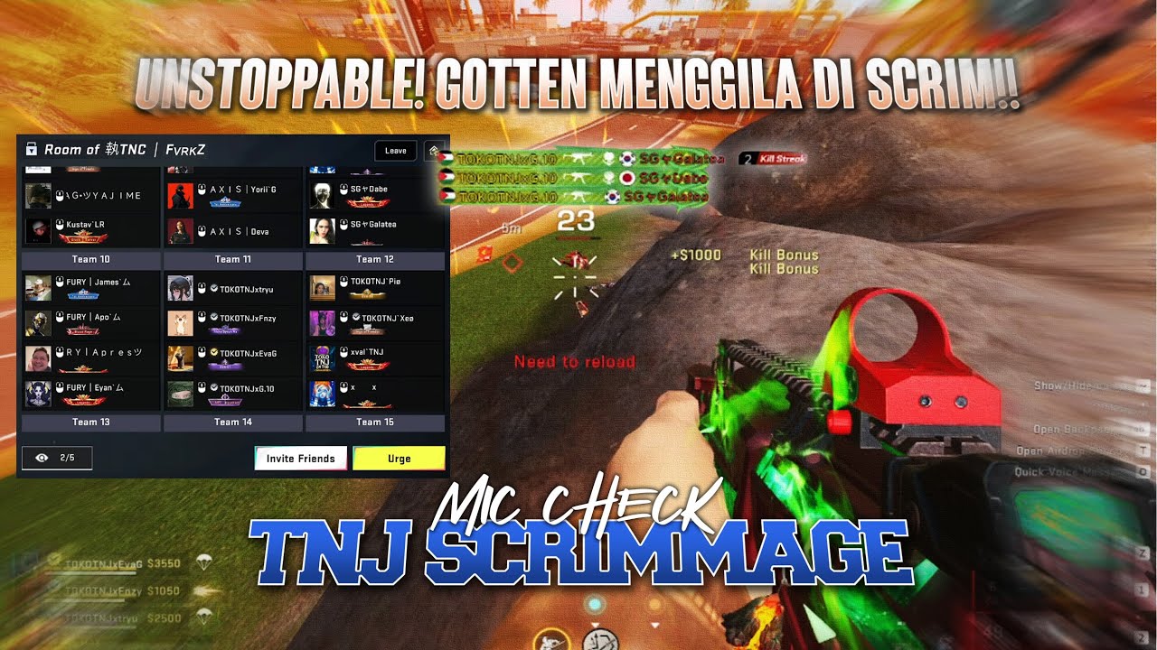 MIC CHECK SCRIMMAGE TERBARU!! COBAIN ZERO DI SCRIM??  -  BLOODSTRIKE