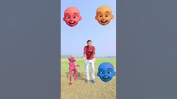 Upin ipin head to dancing frog,, joker,, spiderman, Sirenhead  - magic vfx
