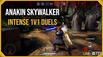 Star Wars Battlefront 2 - Anakin Skywalker Intense 1v1 Duels