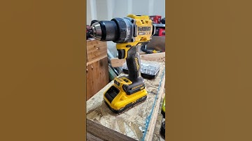 Dewalt’s Brand New Compact XR Drill! DCD801! #dewalt #dewalttools #dewalttough