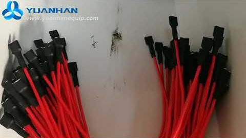 Fully Automatic Wire Cutting Stripping 2-side Crimping and Heat-shrink Tubing Inserting Machine