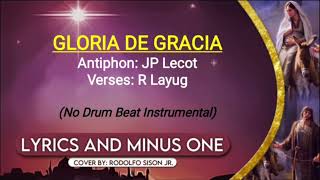 Gloria De Gracia Lyrics And Instrumental -No Drum Beat