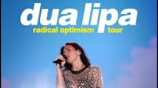 Dua Lipa Radical Optimism Tour Opening Act Training Season #dualipa #concert #london #wembley