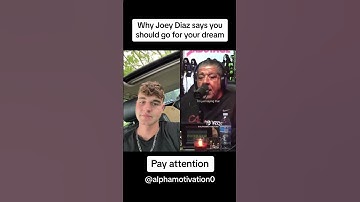 Thumbnail of Why Joey Diaz says you should go for your dream