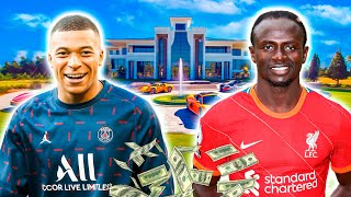 Quem tem a vida mais luxuosa: Kylian Mbappé ou Sadio Mané? (carros, mansões, fortuna...)