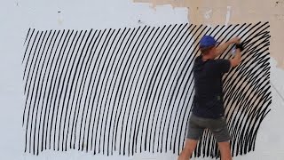 Moire Pattern from 2 Sets of Concentric Arcs Wealth