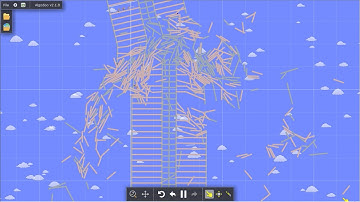 Algodoo World Trade Center collapse  simulation.