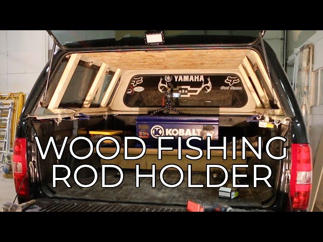 Truck Topper Fishing Rod Holder (Wood) 
