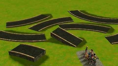 RCT3 - Custom Scenery Trackbeds.