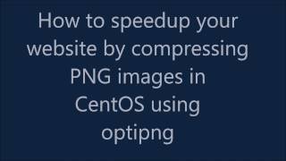 How to compressing png images in Linux with optipng