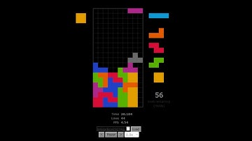 Jstris - Tetris 100 Lines Sprint - 55.042 Seconds