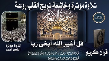 سورة الأنعام كاملة بصوت يريح النفس ويطرد الهموم | تلاوة خاشعة تُلامس القلوب #القرآن_الكريم