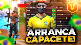 ATUALIZADA 2026!⚽ A MELHOR SENSIBILIDADE para SUBIR CAPA na NOVA ATUALIZAÇÃO do FREE FIRE!