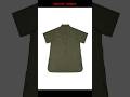 WWII German DAK Tropical Afrikakorps Olive Short Sleeve Pullover Shirt