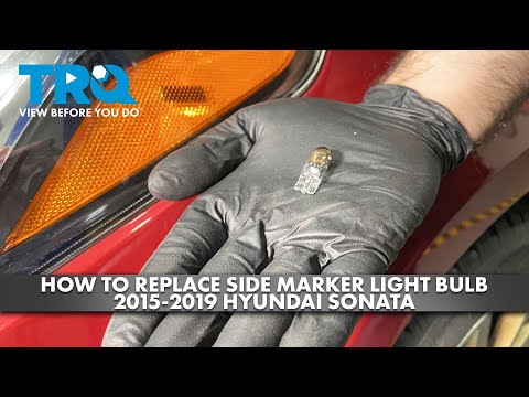 How to Replace Side Marker Light Bulb 2015-2019 Hyundai Sonata