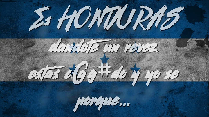 Soy Honduras  - Patrick Paz & Tony (Letra Oficial)