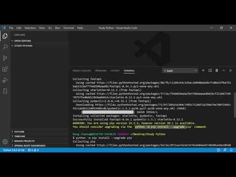 Python Installation and Hello Coder with FastAPI