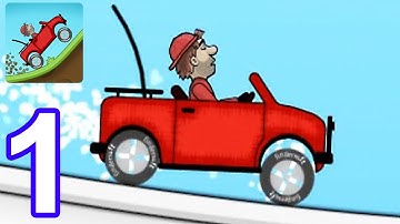 Hill Climb Racing - Gameplay Walkthrough Part 1 - Jeep (iOS, Android)