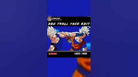DBZ TROLL FACE EDIT | AMV #dbz #goku #vegeta