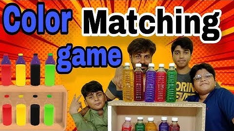 Color Bottle Matching Challenge||