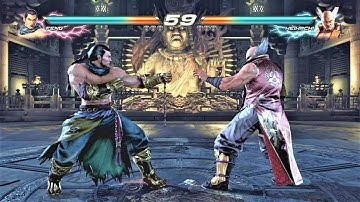 Feng Wei vs Heihachi Mishima (Hardest AI) - Tekken 7 Arcade Mode