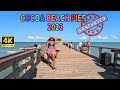 Renovated cocoa beach pier 2023    4k walking tour  florida usa 