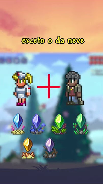 Terraria 1.4 mobile Brasil (Oficial), Que bioma é esse eu chamei ele de  bioma do capeta ,mais qual o nome, e oq tem