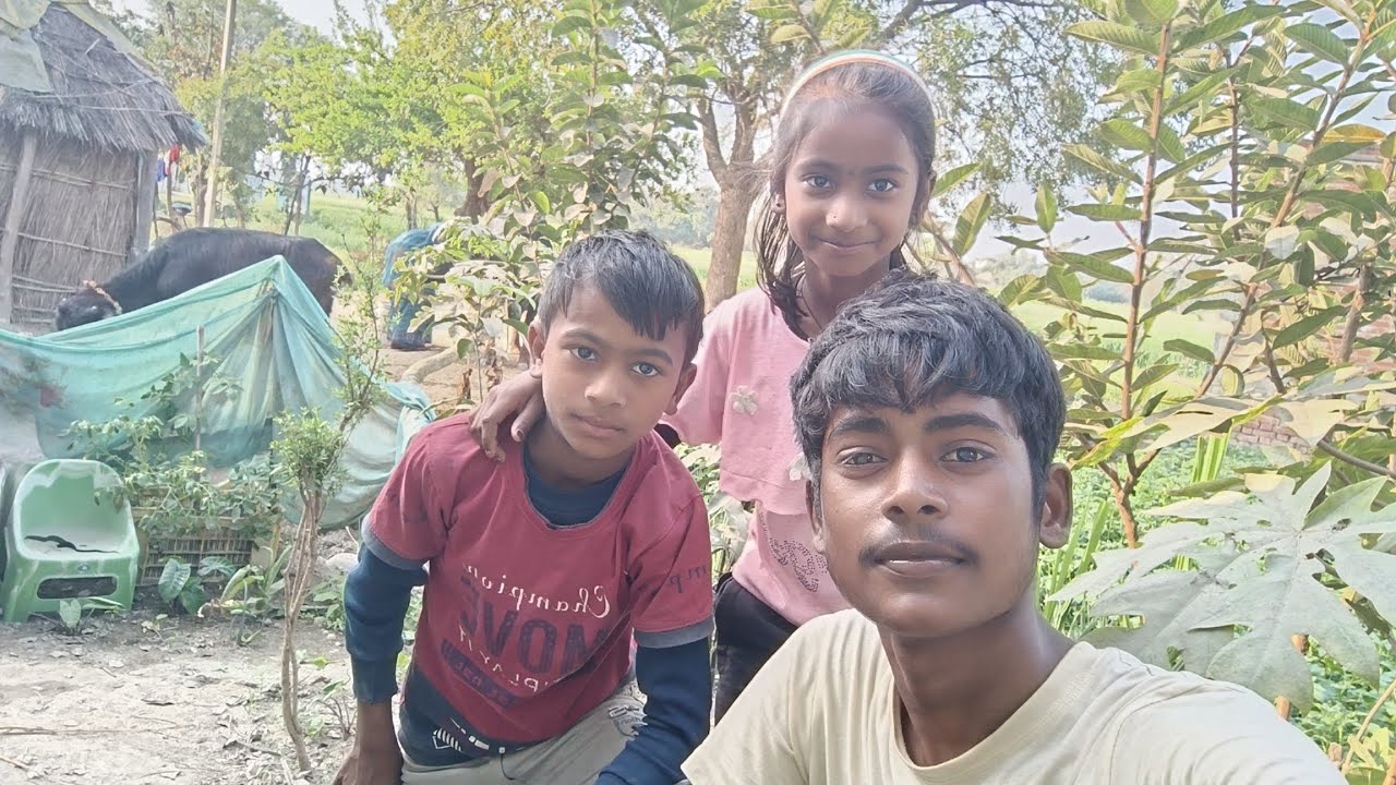 Bhains Ko nahane samay ka blogging pura video dekhen 🏡 🌱 gais main apna mini garden bhi dikhaya hai