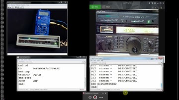 Packet radio AX25 Kantronics KAM XL / IC-820H and Kantronics KAM Plus ( KAM+ ) / HT.