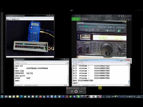 Packet radio AX25 Kantronics KAM XL / IC-820H and Kantronics KAM Plus ( KAM+ ) / HT.