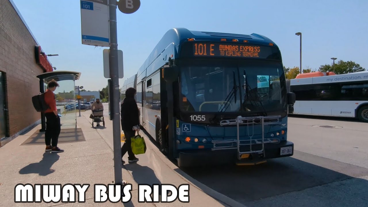 101 MiWay Bus Ride From South Common Centre Bus Terminal To Kipling 101-miway-bus-ride-from-south-common-centre-bus-terminal-to-kipling
