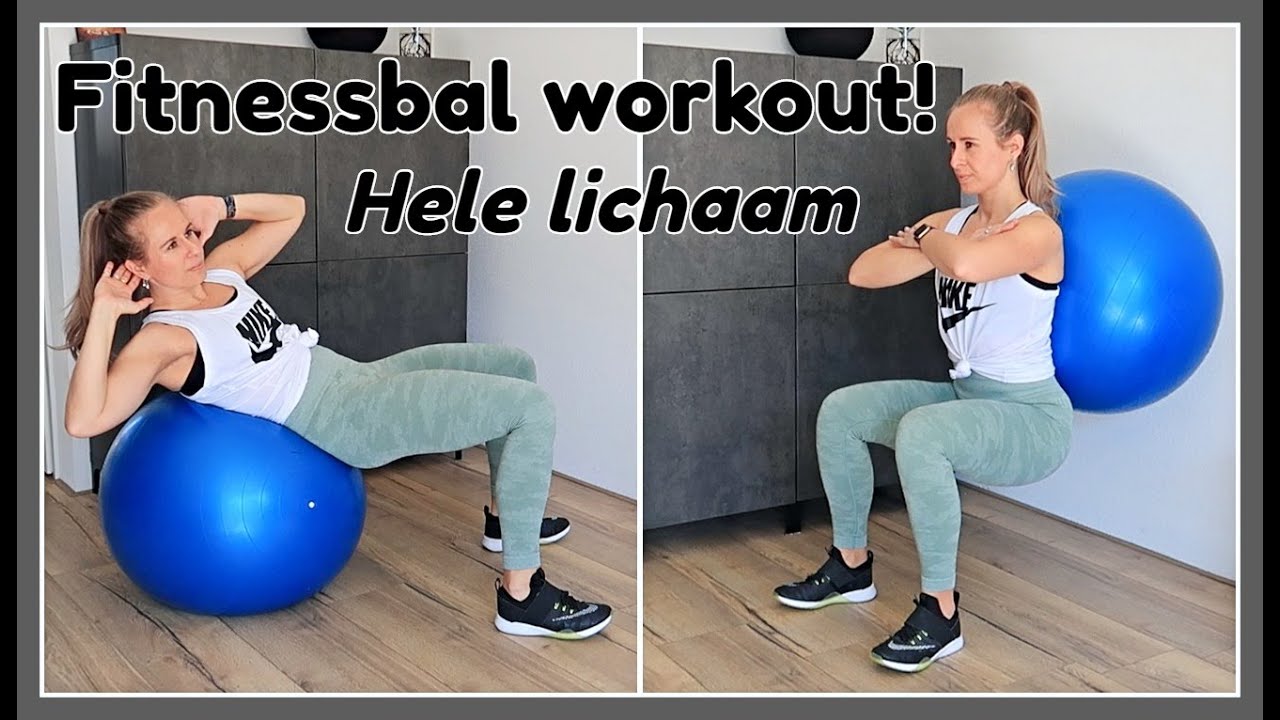 vleugel Inspecteur effect Fitnessbal workout - Oefeningen voor het hele lichaam - Optima Vita