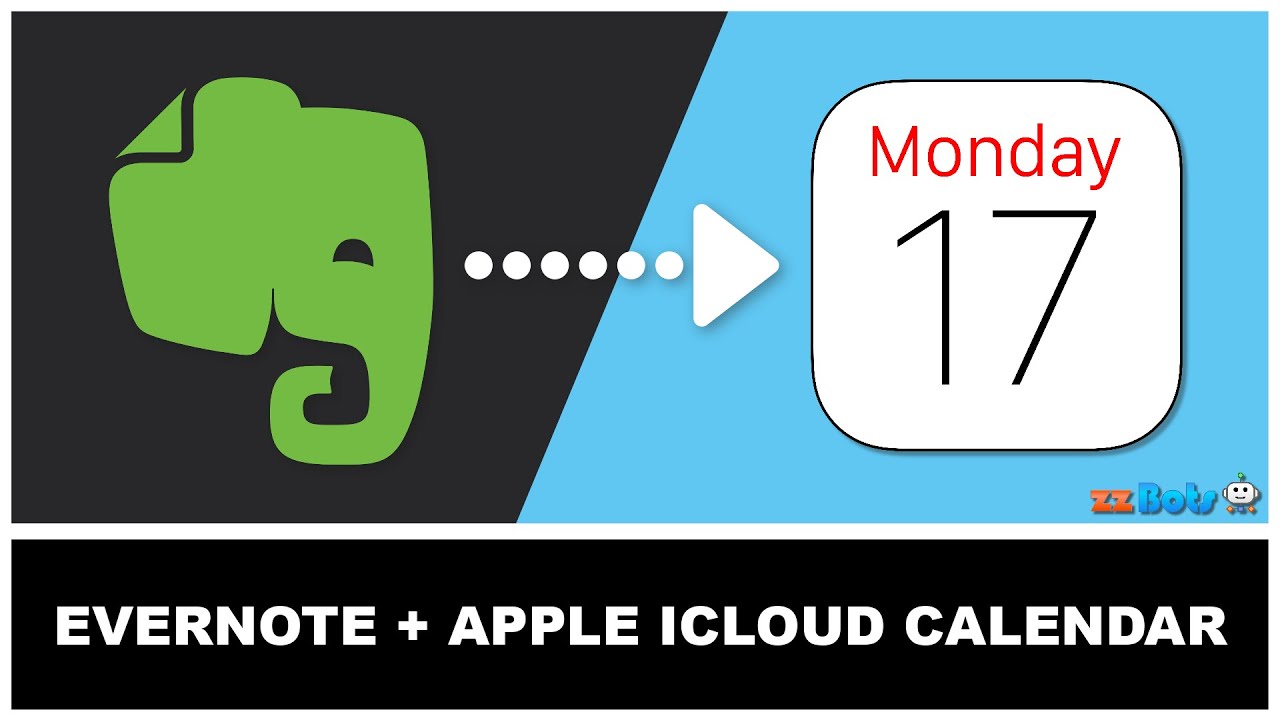 How To Sync Evernote With Apple ICloud Calendar ZzBots YouTube