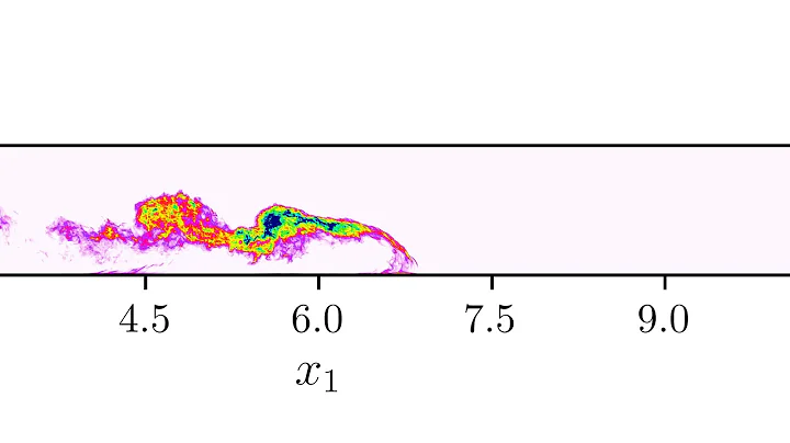 Direct Numerical Simulation of a Gravity Current at Reynolds Number 31000: dissipation field
