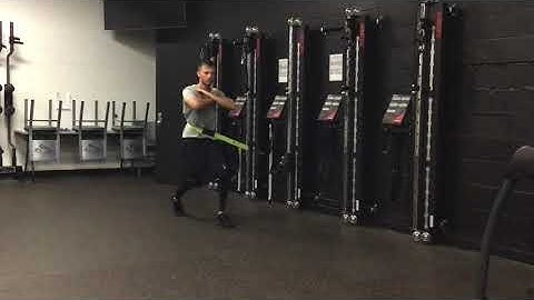 3D Strap Split Squat w/ Rotation