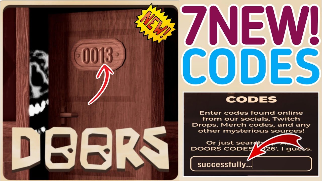 LATEST ALL WORKING CODES For Doors In May 2026 Roblox Doors 