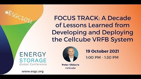 ESGC2021: Focus track by CellCube