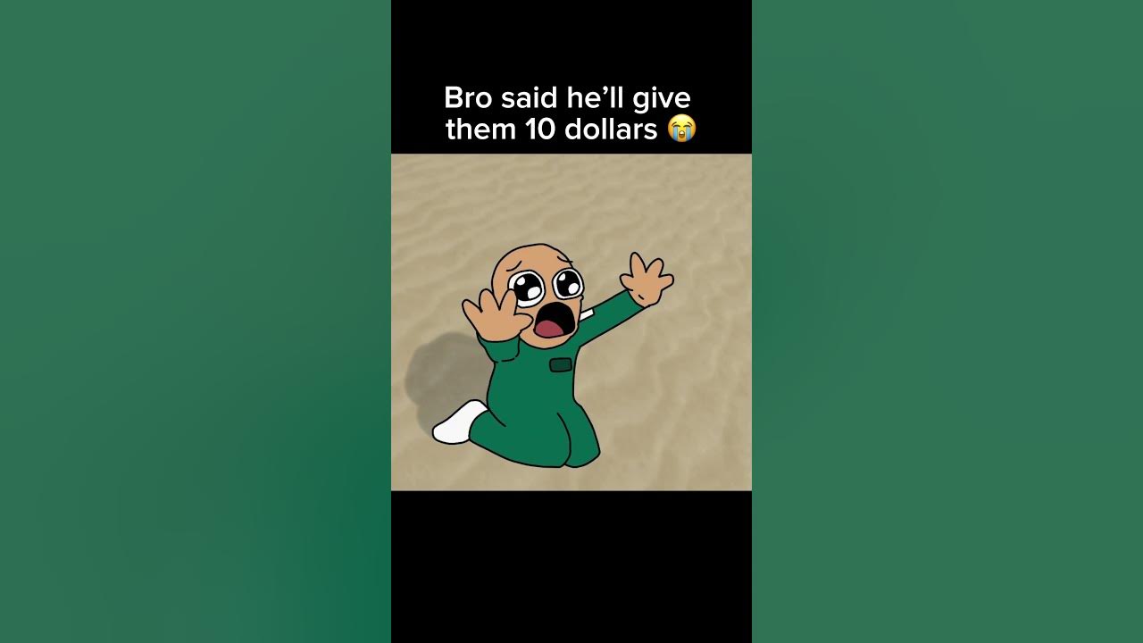 I don’t think the guard wanted $10😭 #roblox #purpleguy #memes #squidgame #robloxsquidgame