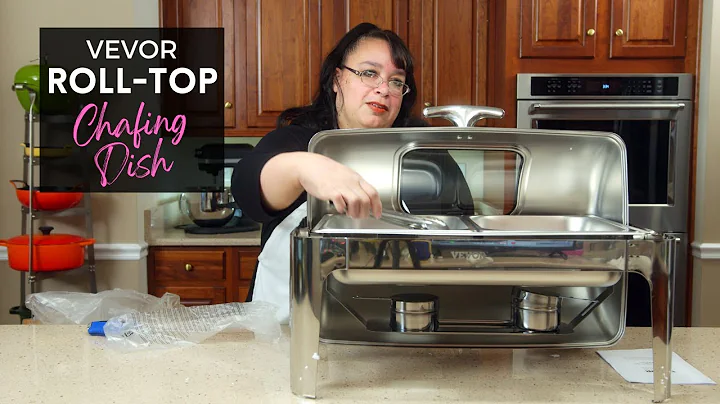 Roll Top Chafing Dish | Vevor Buffet Server