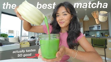 how to make a perfect matcha latte (that actually tastes good!)