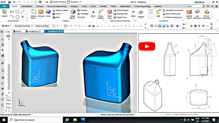 Siemens Nx12 how to use IsoParametric Curve in #nx